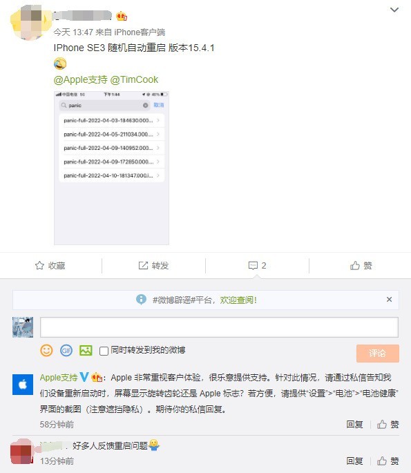 林口苹果13维修分享iPhone SE 3重启死机怎么办 